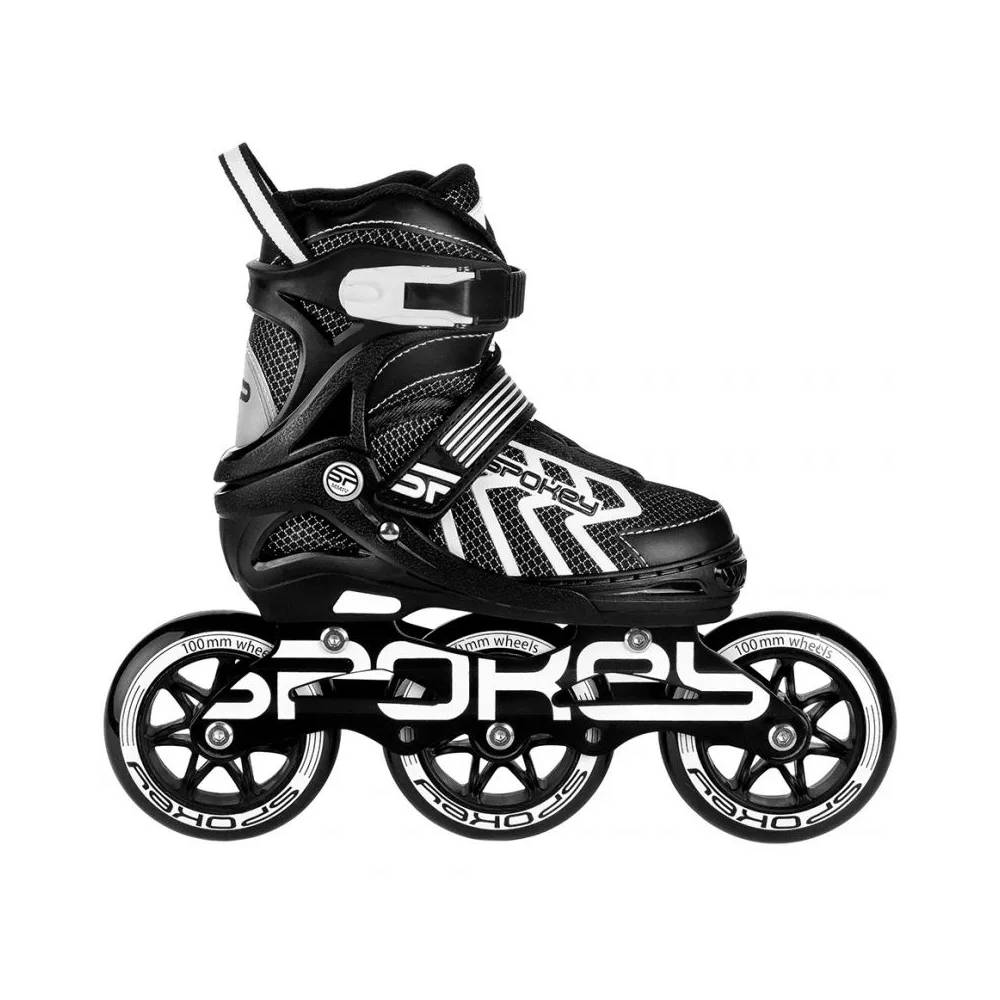 Inline riedučiai Spokey Khan Bk / Wh Jr 927032-927033