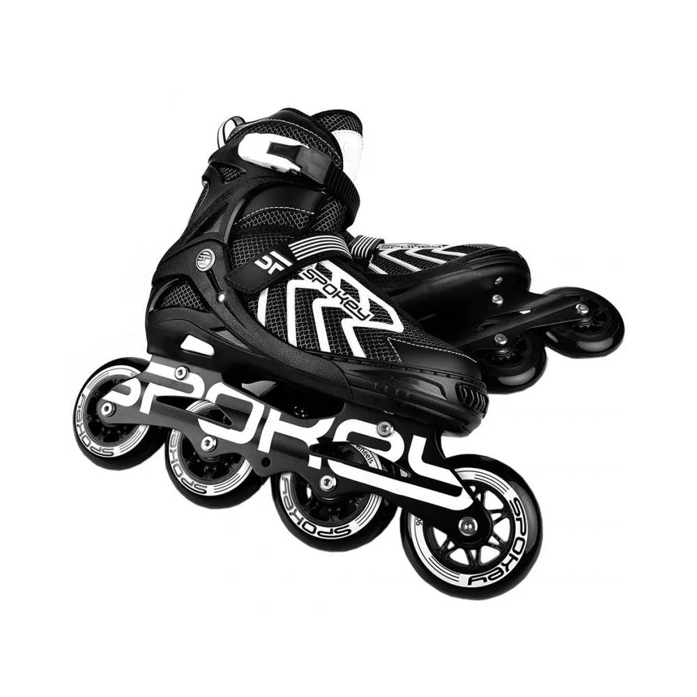 Inline riedučiai Spokey Khan Bk / Wh Jr 927032-927033