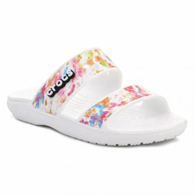 "Crocs Classic Tie Dye Graphic Sandal W" 207283-928