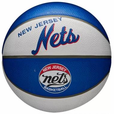 "Wilson NBA Team Retro Brooklyn Nets" mini kamuolys WTB3200XBBRO