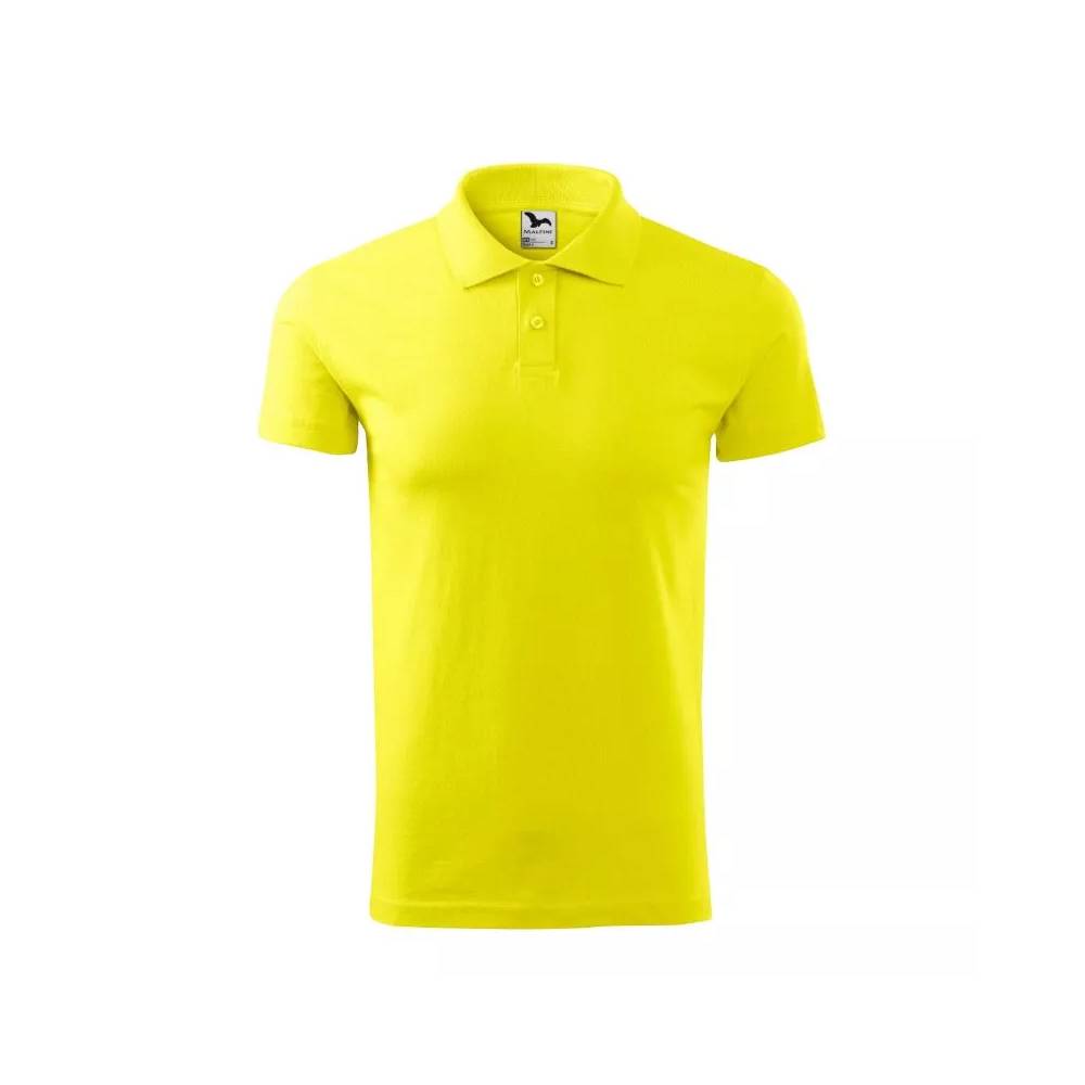 Malfini Single J. M MLI-20296 polo marškinėliai lemon