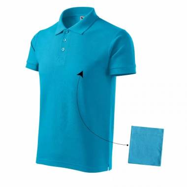 Polo marškinėliai Malfini Cotton M MLI-21244 turkio spalvos