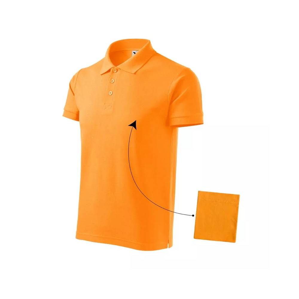 Polo marškinėliai Malfini Cotton M MLI-212A2 tangerine