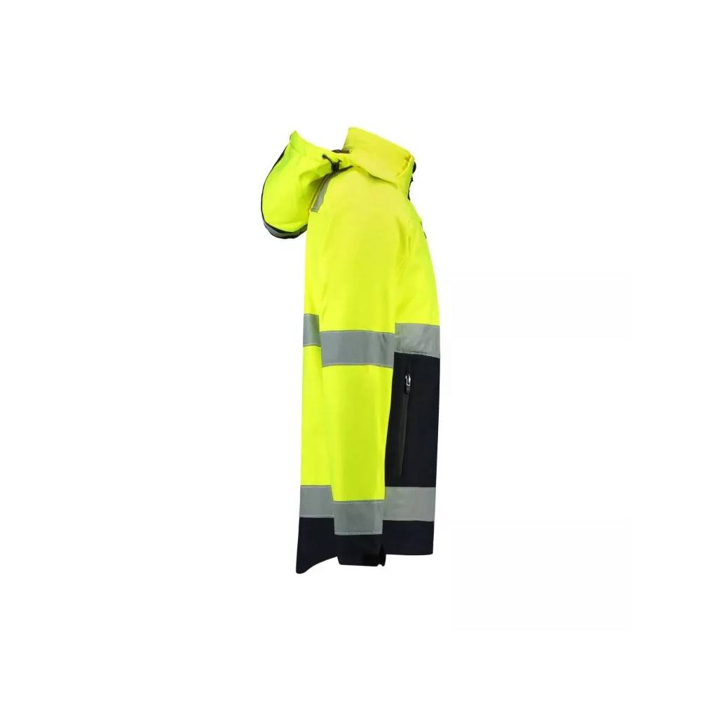 "Rimeck" dvispalvė EN ISO 20471 Softshell striukė M MLI-T5297 fluorescencinė geltona