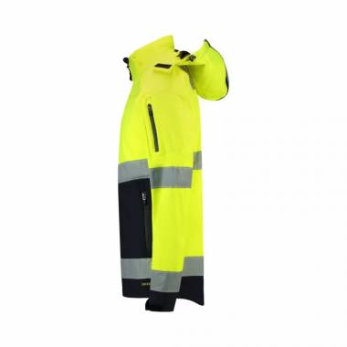 "Rimeck" dvispalvė EN ISO 20471 Softshell striukė M MLI-T5297 fluorescencinė geltona