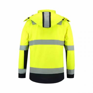 "Rimeck" dvispalvė EN ISO 20471 Softshell striukė M MLI-T5297 fluorescencinė geltona