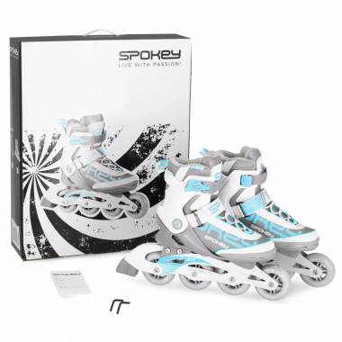 Inline riedučiai Spokey Prime Pro WH/TQ 38 926966