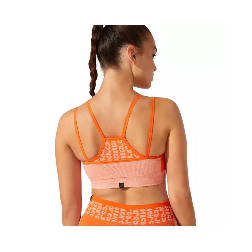 Sportinė liemenėlė Asics Cropped Logo Seamless Bra W 2032B791-800