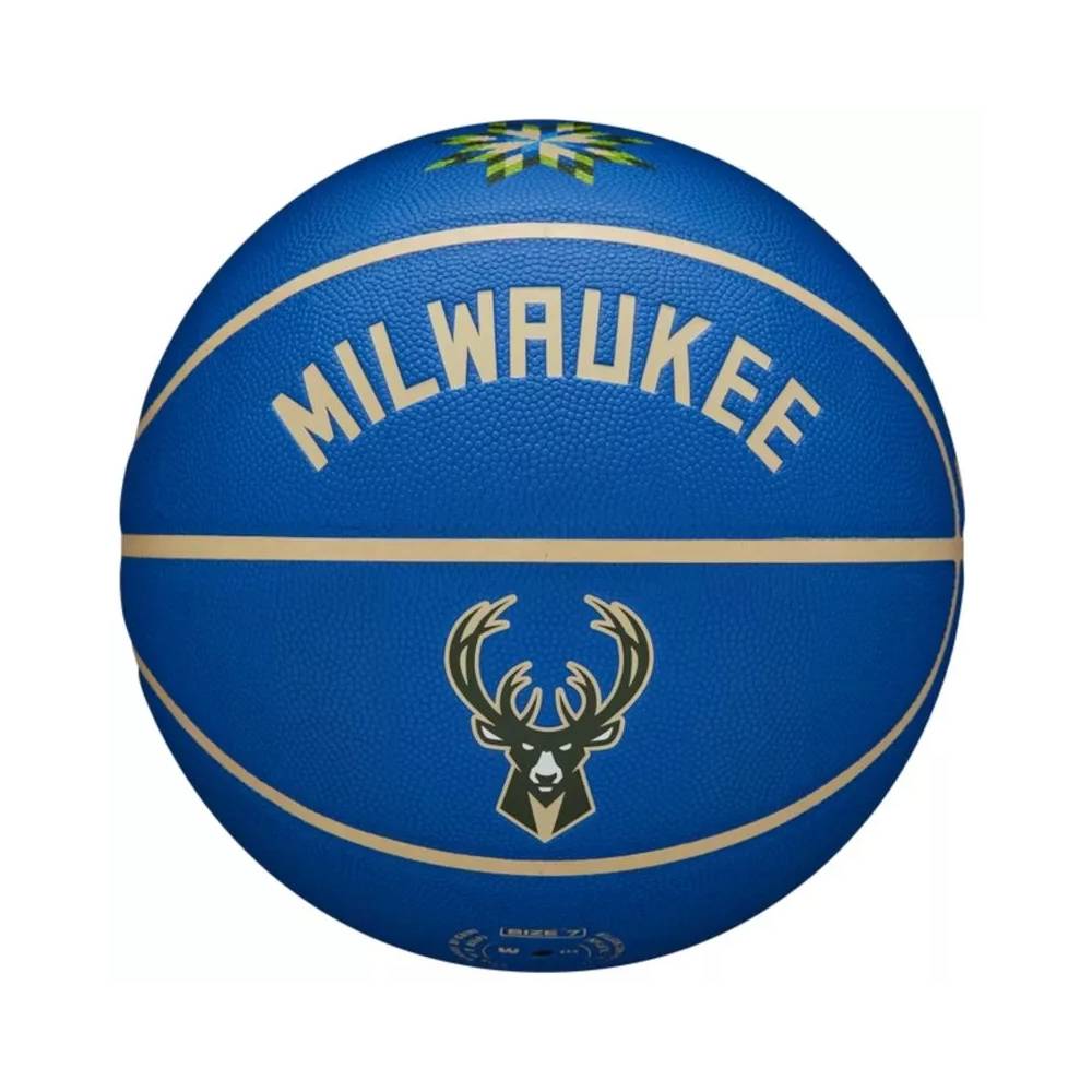 Wilson NBA Team City Collector Milwaukee Bucks kamuolys WZ4016417ID krepšinis