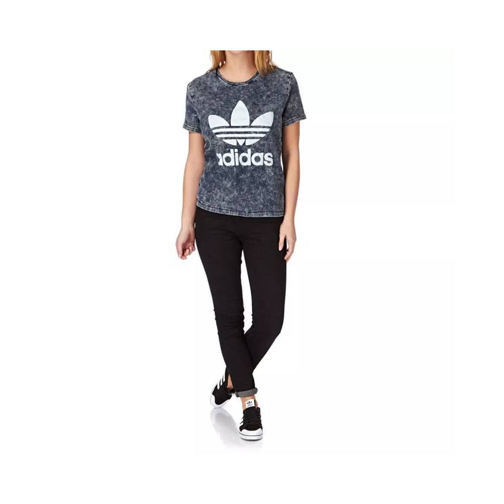 adidas Originals džinsinis trikotažinis marškinėlis W S19701