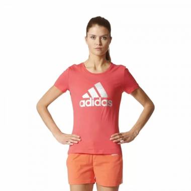 Adidas marškinėliai su folijos logotipu W BP8400