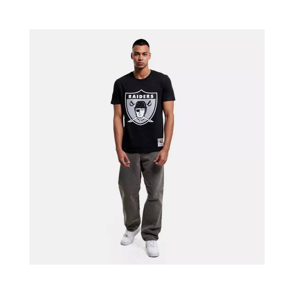 Mitchell & Ness NFL komandos logotipas marškinėliai Oakland Raiders M BMTRINTL1053-ORABLCKT