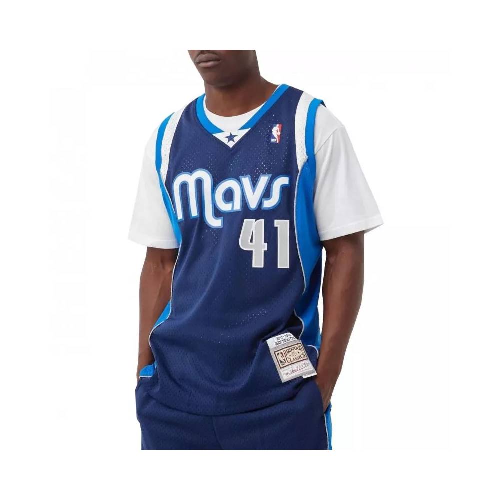 Mitchell & Ness NBA marškinėliai Dallas Mavericks Dirk Nowitzki M SMJY1148-DMA11DNOASBL