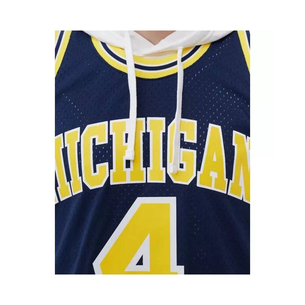 Mitchell & Ness NCAA Swingman Road Jersey Michigan1991 Chris Webber SMJY4437-UMI91CWEASBL