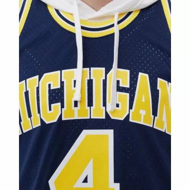 Mitchell & Ness NCAA Swingman Road Jersey Michigan1991 Chris Webber SMJY4437-UMI91CWEASBL