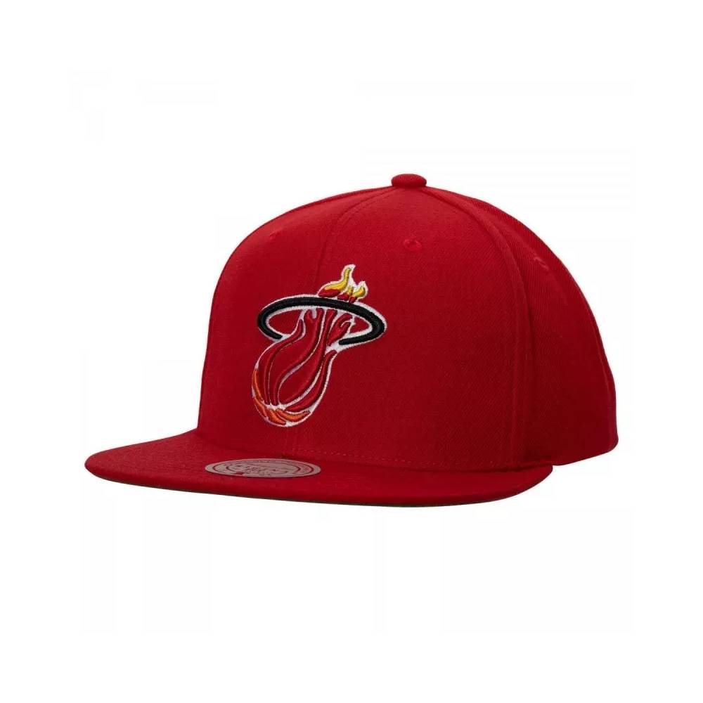 Mitchell & Ness NBA Miami Heat Team Ground 2.0 Snapback Hwc Heat kepurė HHSS3258-MHEYYYPPPRED1