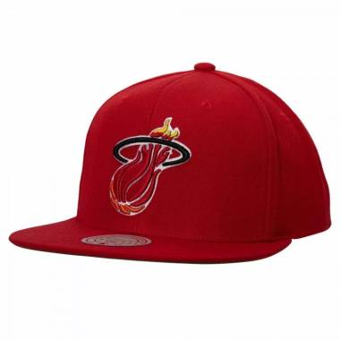 Mitchell & Ness NBA Miami Heat Team Ground 2.0 Snapback Hwc Heat kepurė HHSS3258-MHEYYYPPPRED1