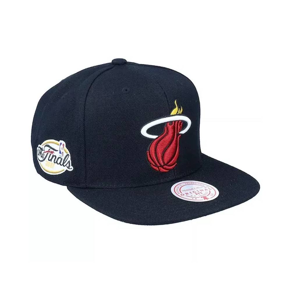 Mitchell & Ness NBA Miami Heat Top Spot Snapback Hwc Heat HHSS2976-MHEYYPPPBLCK