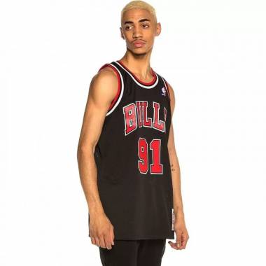 Mitchell & Ness Chicago Bulls NBA Swingman Alternate Jersey Bulls 97 Dennis Rodman SMJYGS18152-CBUBLCK97DRD