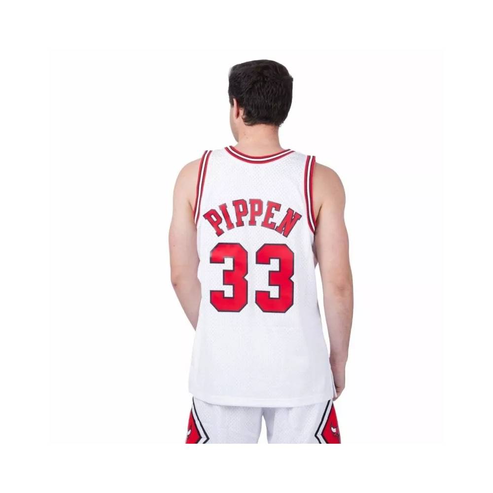 Mitchell & Ness Chicago Bulls NBA Home Swingman Jersey Bulls 97-98 Scottie Pippen M SMJYAC18054-CBUWHIT97SPI