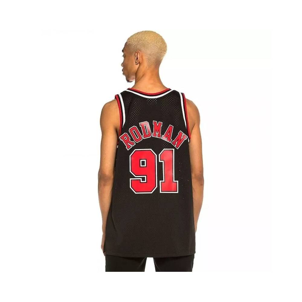 Mitchell & Ness Chicago Bulls NBA Swingman Alternate Jersey Bulls 97 Dennis Rodman SMJYGS18152-CBUBLCK97DRD