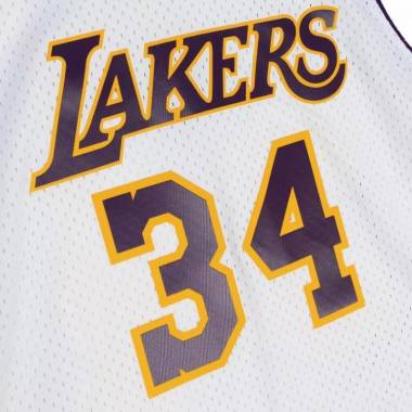 Mitchell & Ness Los Angeles Lakers NBA Shaquille O'Neal marškinėliai M SMJY4442-LAL02SONWHIT