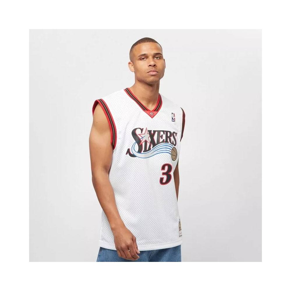 Mitchell & Ness NBA Swingman Home Jersey 76ERS 00 Allen Iverson M SMJYGS18200-P76WHIT00AIV