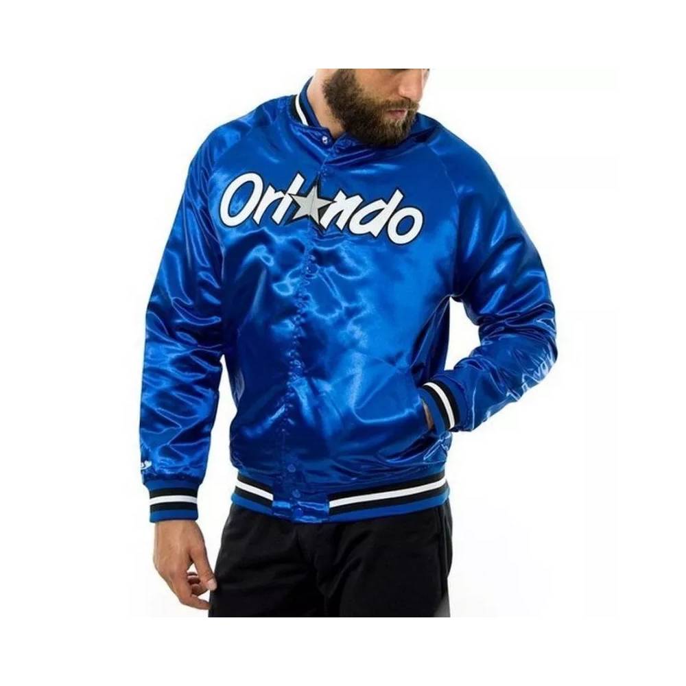 "Mitchell & Ness" NBA Orlando Magic lengva striukė M STJKMG18013-OMAROYA1