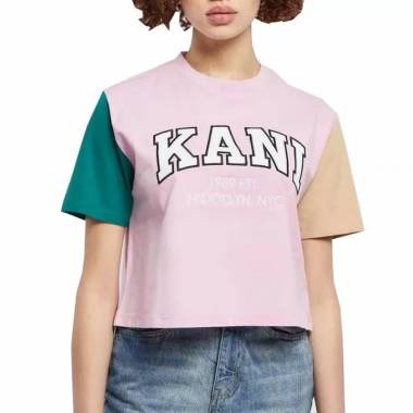 Karl Kani marškinėliai Serif Crop Block Tee W 6130859