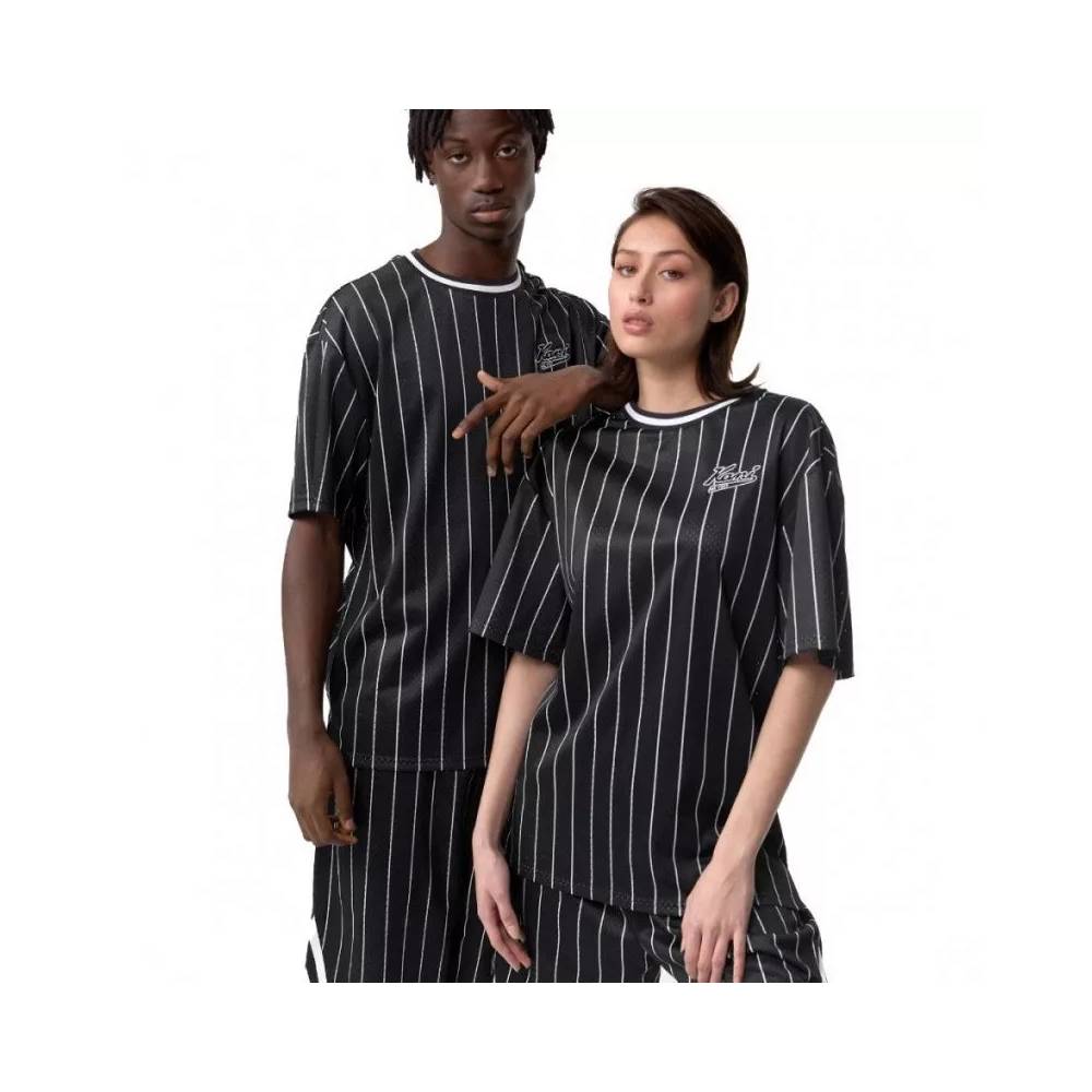 Karl Kani Chest Varsity Pinstripe Mesh Tee Light M 6038524