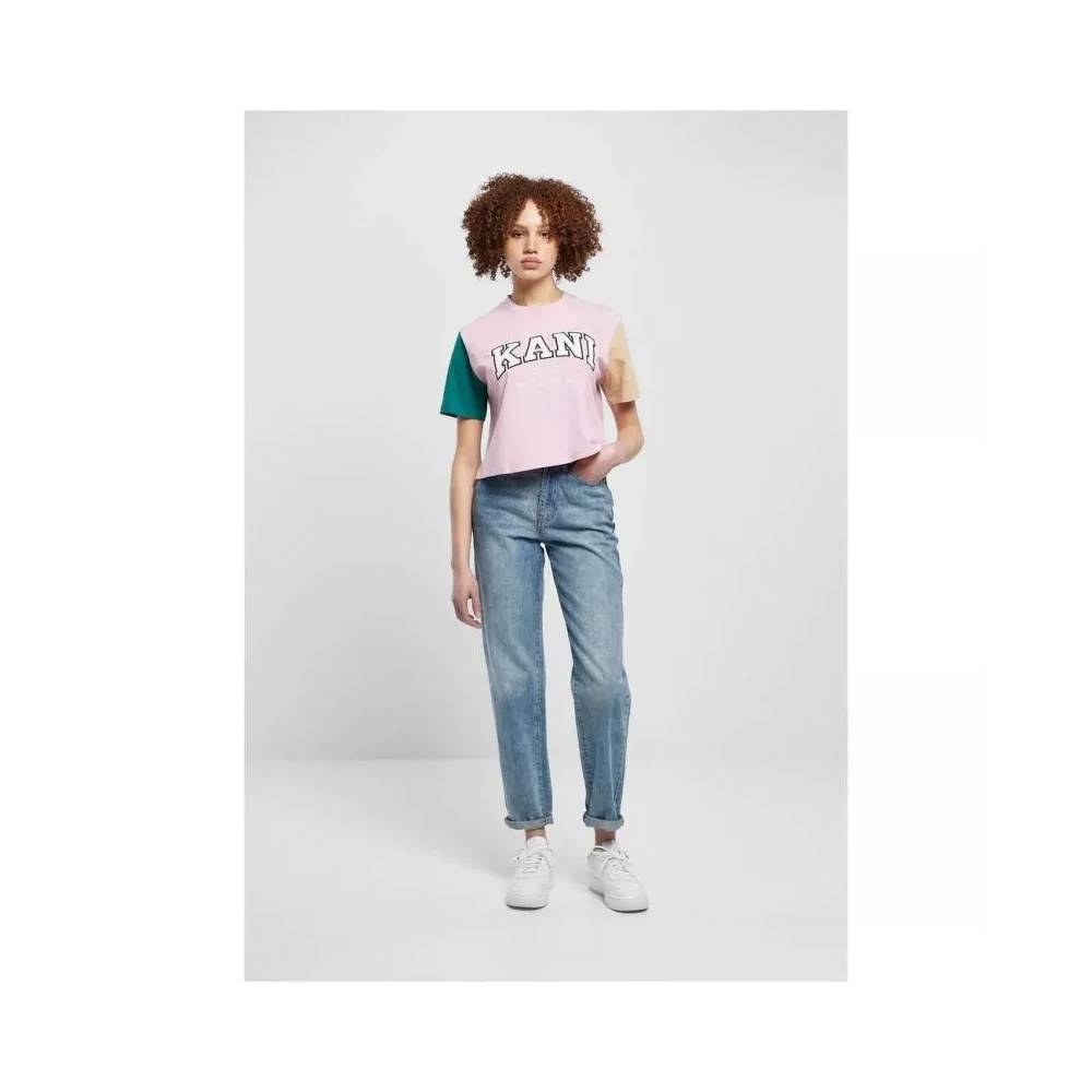 Karl Kani marškinėliai Serif Crop Block Tee W 6130859