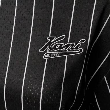 Karl Kani Chest Varsity Pinstripe Mesh Tee Light M 6038524