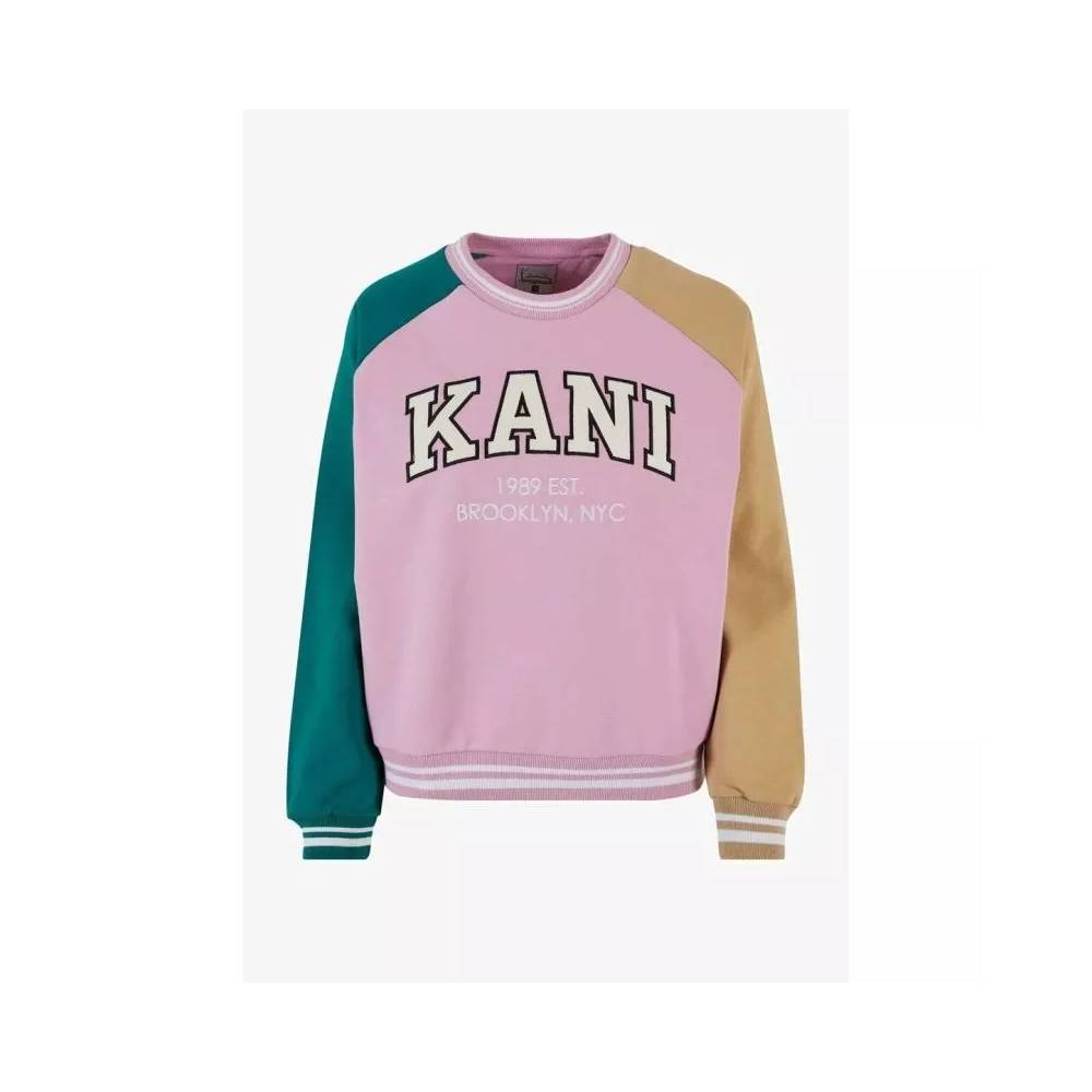 Karl Kani Serif Block College Crew Neck W 6120154