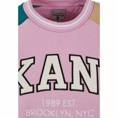 Karl Kani Serif Block College Crew Neck W 6120154