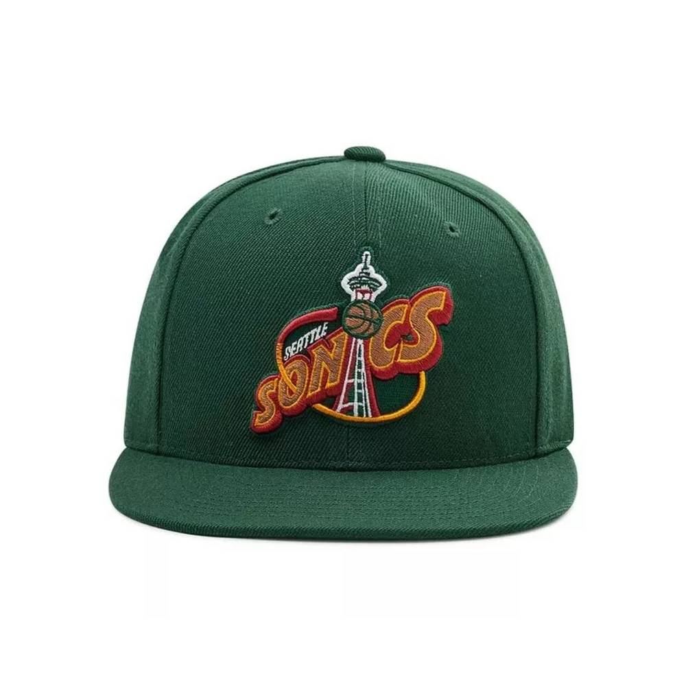 Mitchell & Ness NBA Team Ground 2.0 Snapback HWC Seattle Supersonic kepurė HHSS3258-SSUYYPPPGREN