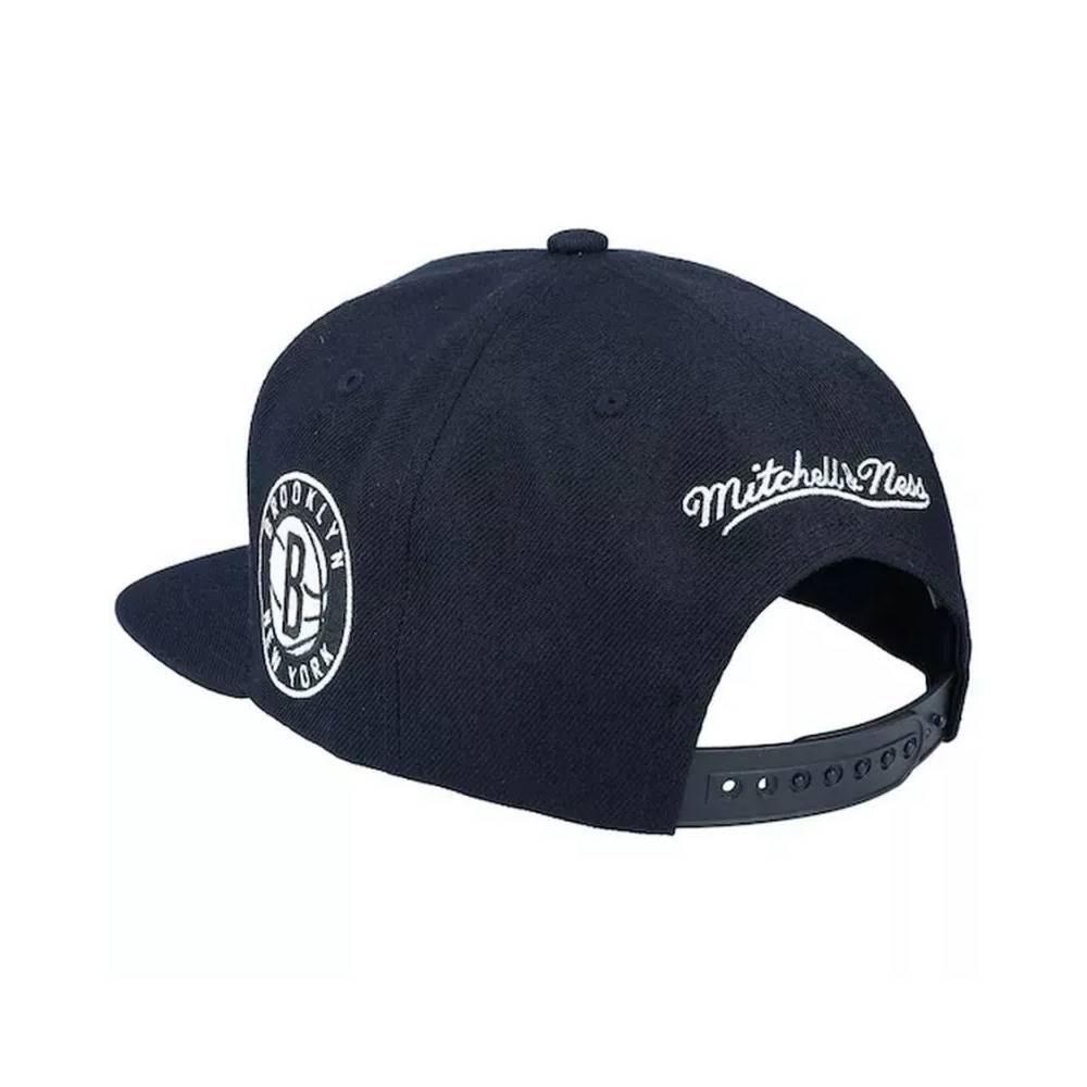 Mitchell & Ness NBA Brooklyn Nets Team Script 2.0 Snapback Nets kepurė HHSS3280-BNEYYYPPPBLCK