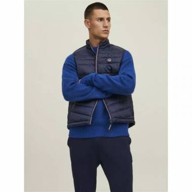 Jack & Jones JJHero Kūno liemenė su apykakle 12211790 Navy Blazer/Contrast