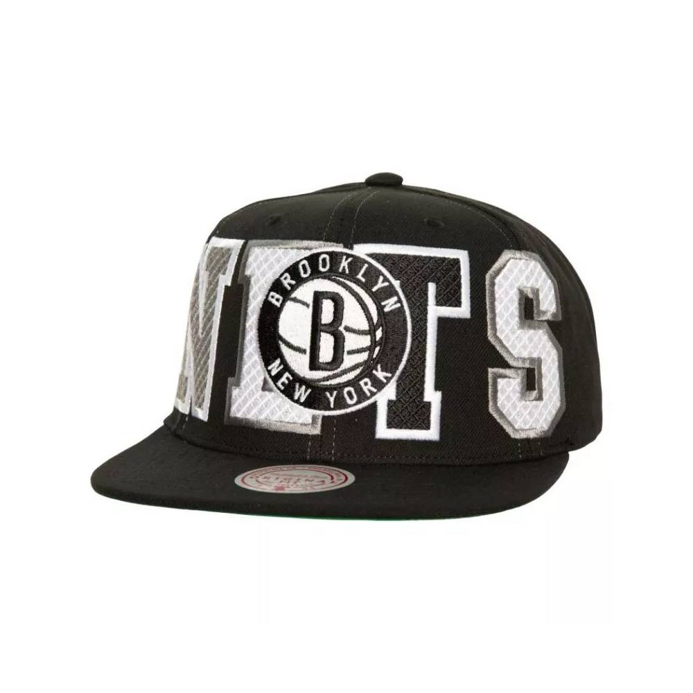 Mitchell & Ness Varsity Bust Snapback Brooklyn Nets kepurė HHSS6461-BNEYYYPPPBLCK