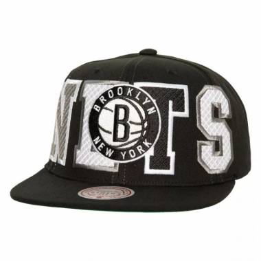 Mitchell & Ness Varsity Bust Snapback Brooklyn Nets kepurė HHSS6461-BNEYYYPPPBLCK