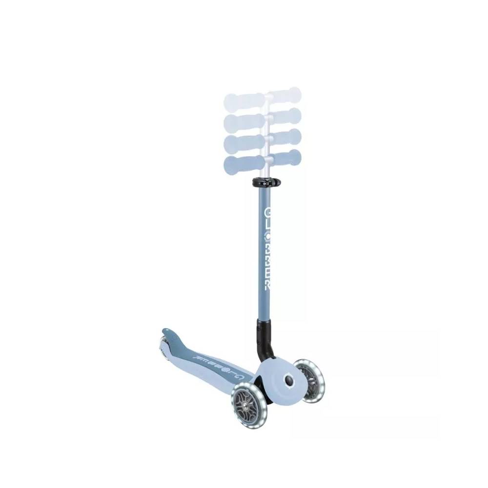 Paspirtukas su sėdyne Globber Go-Up Active Lights Ecologic Jr 745-501