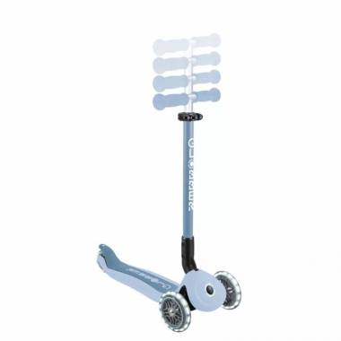 Paspirtukas su sėdyne Globber Go-Up Active Lights Ecologic Jr 745-501