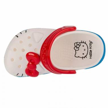 Crocs Classic Hello Kitty Iam Clog T Jr 209469-100 šlepetės