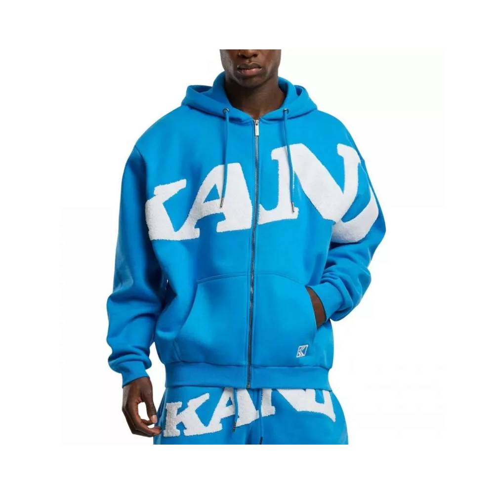 Karl Kani Wavy Retro Os Full Zip Hoodie M 6022340