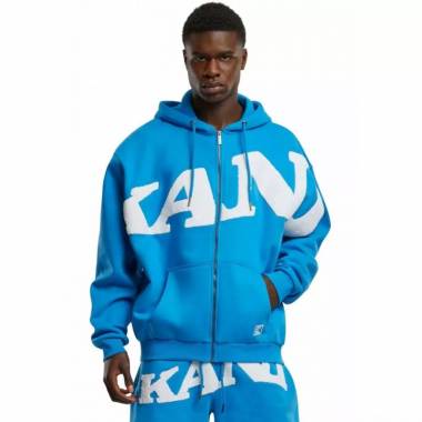 Karl Kani Wavy Retro Os Full Zip Hoodie M 6022340