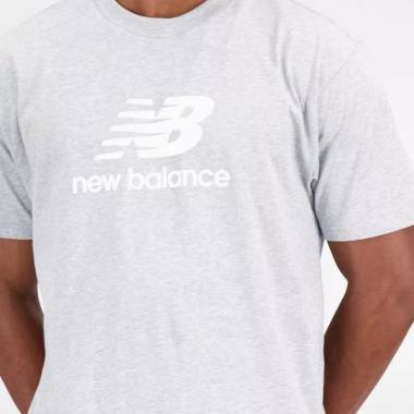 New Balance Essentials Stacked Logo Co M marškinėliai MT31541AG