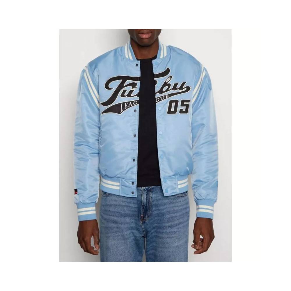 Fubu Varsity Satin College Jacket M 6075133