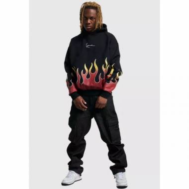 Karl Kani Maža firminė striukė su gobtuvu "Flame Os Hoodie" M 6021649