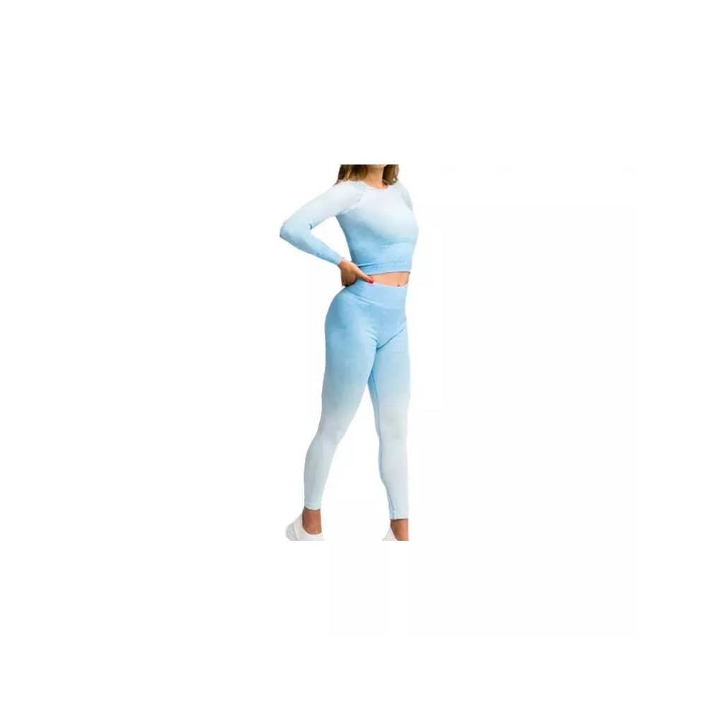 "GymHero" tamprės Ombre W LEG-BABYBLUE