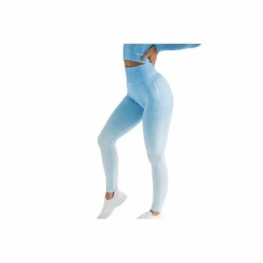 "GymHero" tamprės Ombre W LEG-BABYBLUE