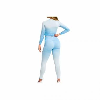 "GymHero" tamprės Ombre W LEG-BABYBLUE